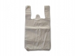 100 x Tragetaschen - Plastiktüten Hemdchentragetaschen - 10my Tüten 25x12x45cm - Weiß